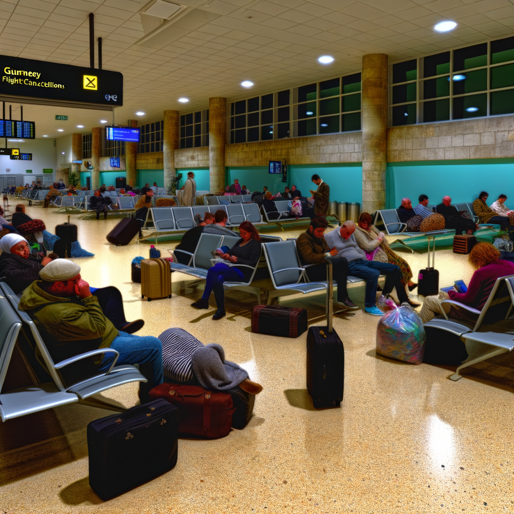 Travel Chaos: Passengers Forced to Sleep Overnight at Guernsey Airport After Flight Cancellation!