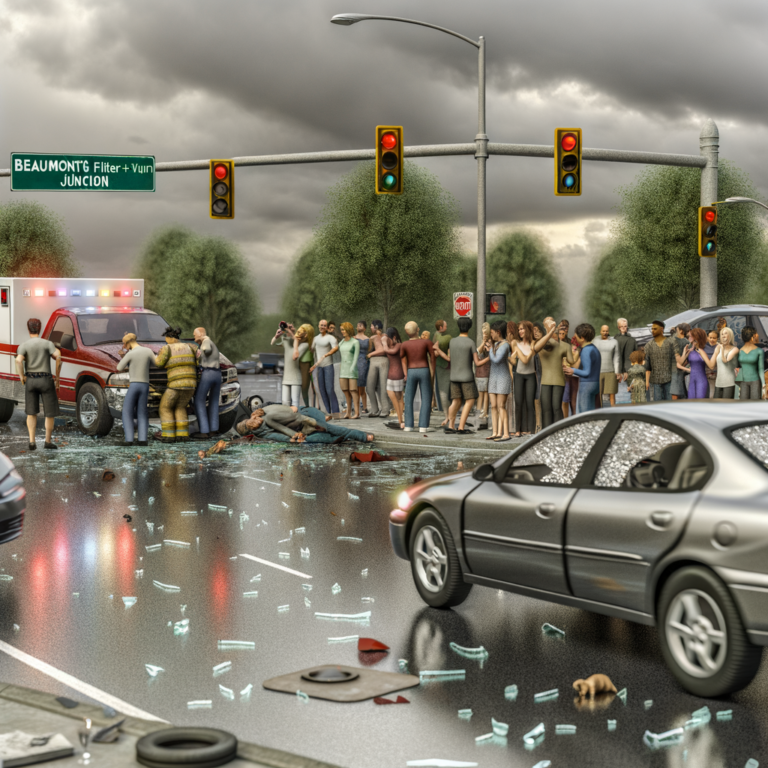 “Shocking Collision at Beaumont’s Filter-in-Turn Junction: What Happened?”