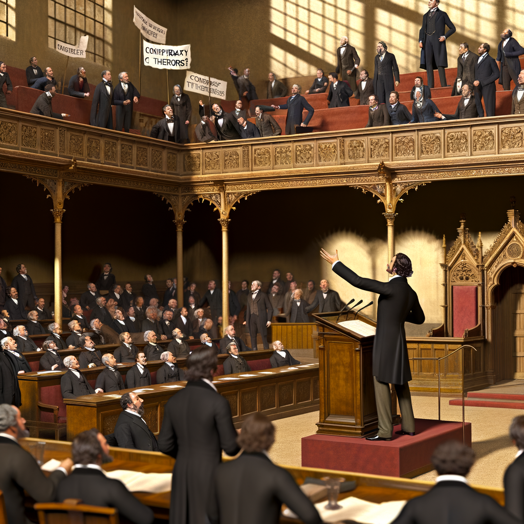 “Outrage in the Commons: Nigel Farage Silenced by MPs for Promoting Right-Wing Conspiracy Theory!”