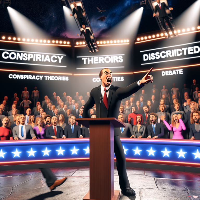 Trump Pushes Discredited Conspiracy Theories During Fiery Debate!