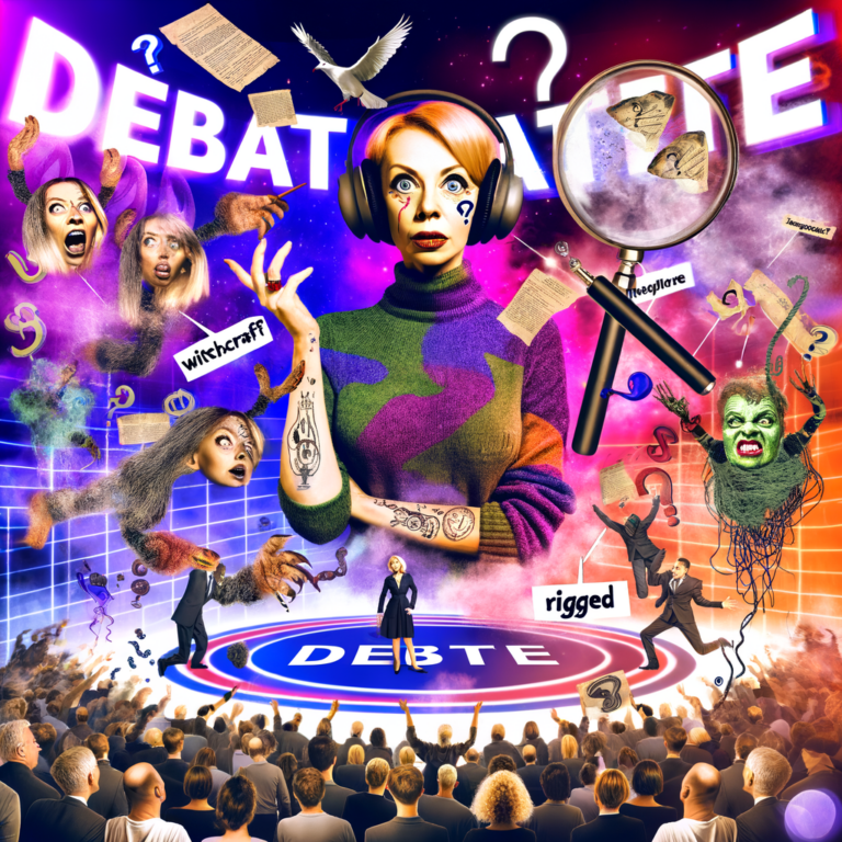 “Unraveling the Madness: MAGA’s Outrageous Conspiracy Theories on the ‘Rigged’ Debate – From Kamala’s ‘Earphones’ to ‘Witchcraft’!”