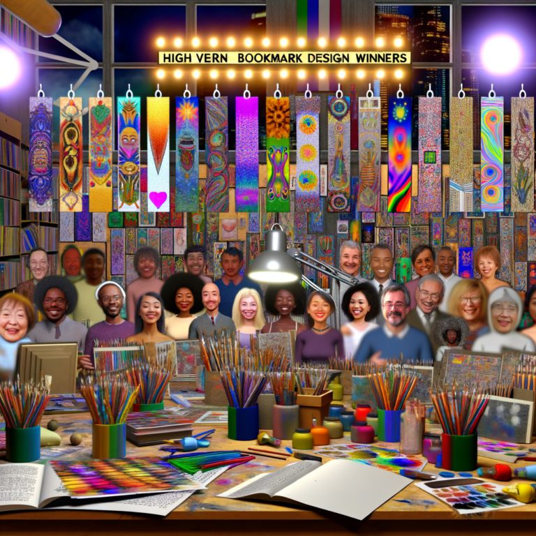 “Meet the Creative Minds Behind Highvern’s Stunning Bookmark Design Winners!”