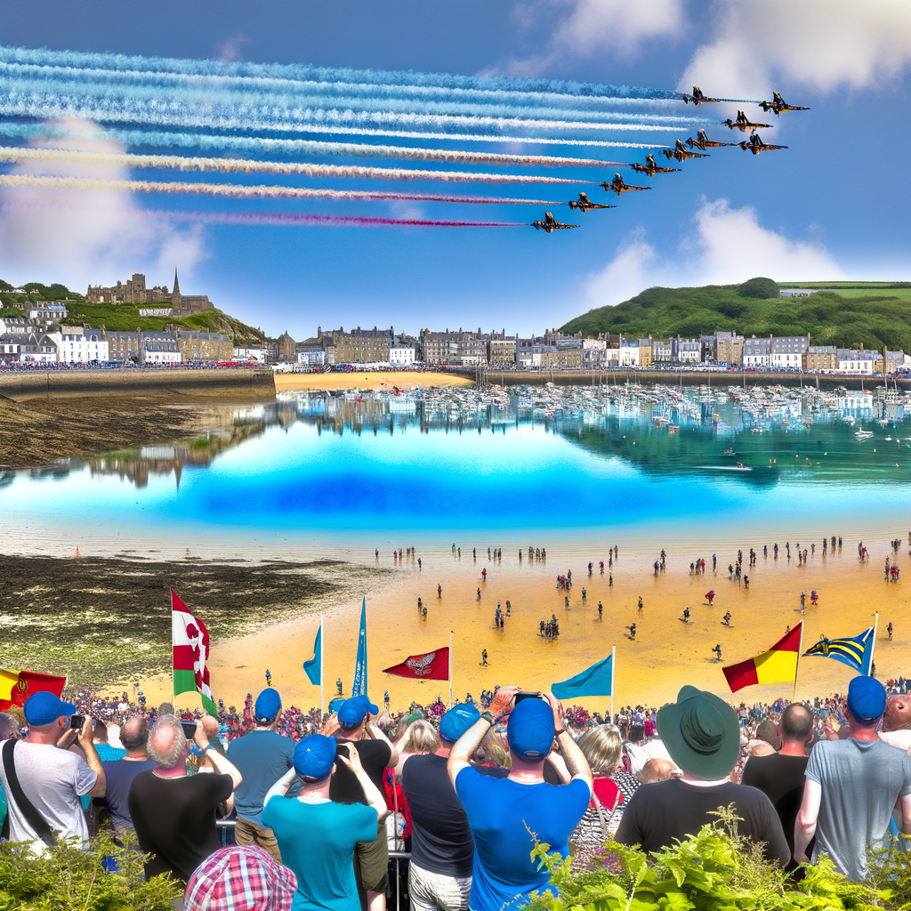 Experience the Thrill: Jersey International Air Display Soars Over St. Aubin’s Bay!