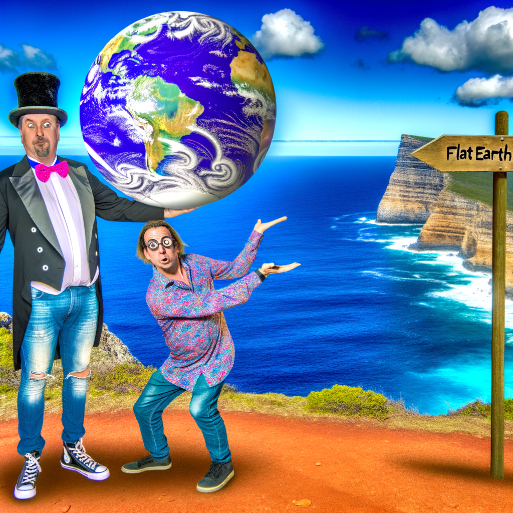 “Comedian Dom Joly Takes a Flat Earther to the Edge of the World – You Won’t Believe What Happened!”