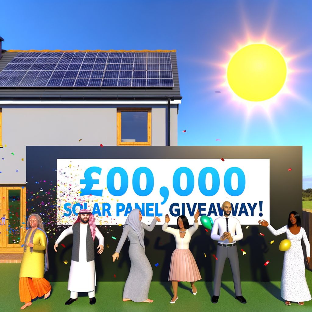 SunWorks Marks Milestone with Exciting £10,000 Solar Panel Giveaway Completion!