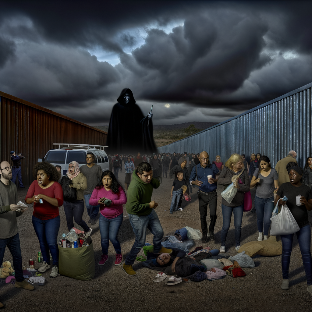 “Trump’s Migrant Conspiracy: A New Wave of Fear and Violence Unleashed!”