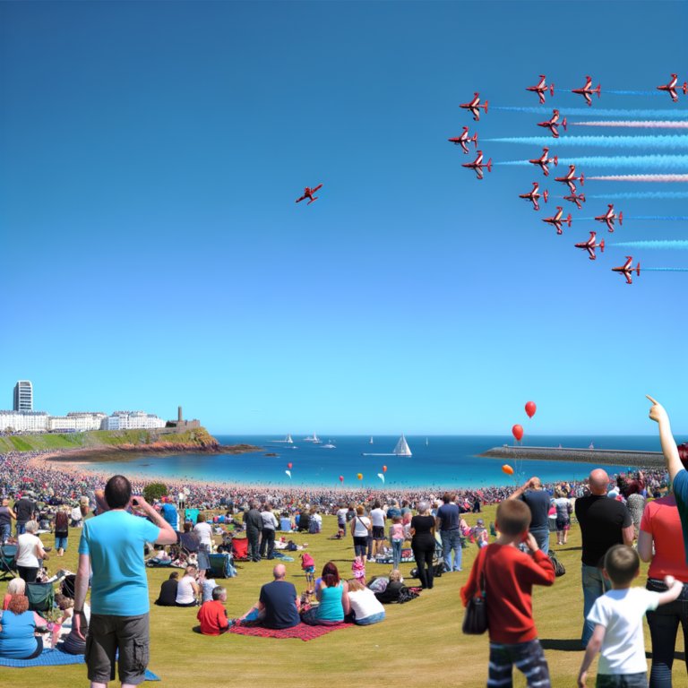 Spectacular Turnout: Jersey Air Show Draws Throngs of Enthusiastic Spectators!