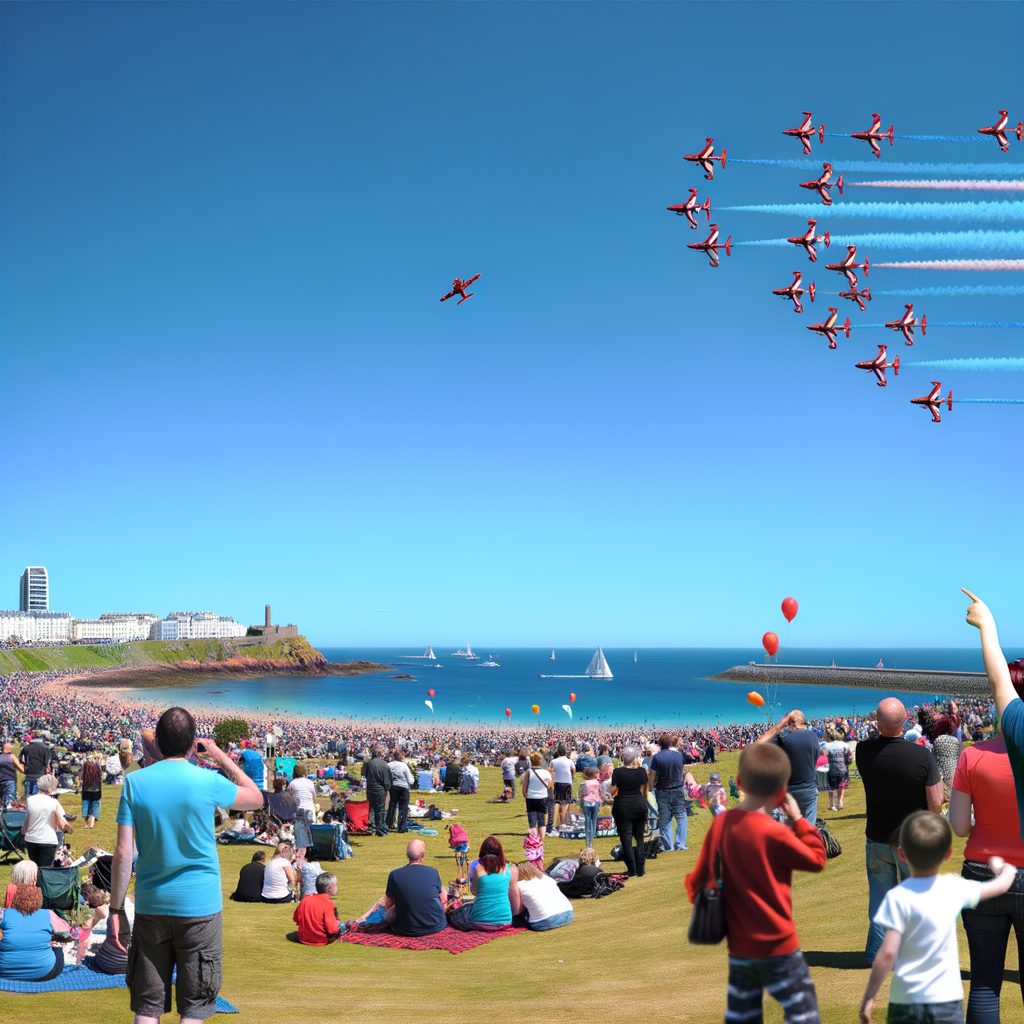 Spectacular Turnout: Jersey Air Show Draws Throngs of Enthusiastic Spectators!