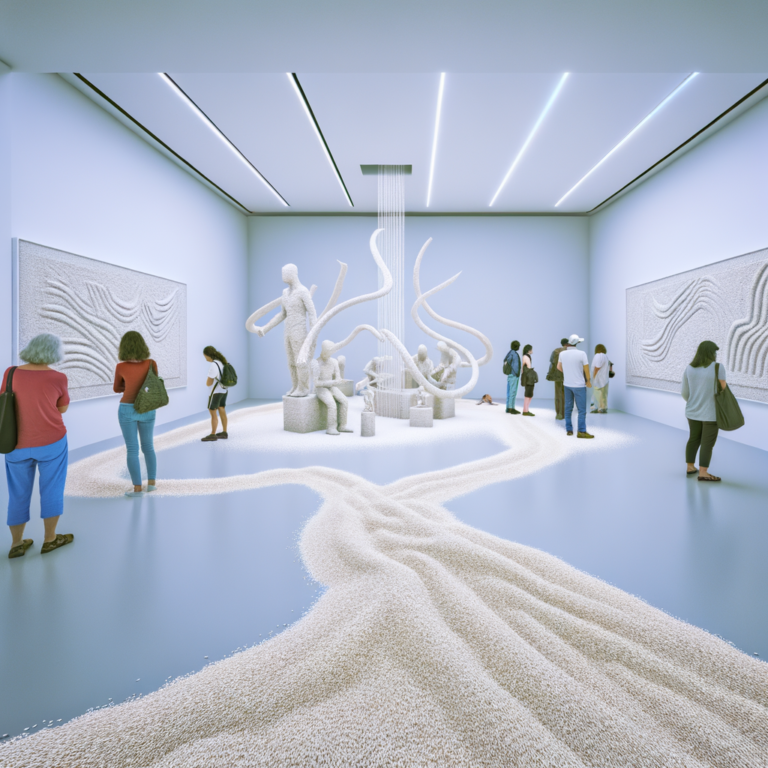 Experience the Unique ‘Moving’ Exhibition Crafted from Rice in Jersey!