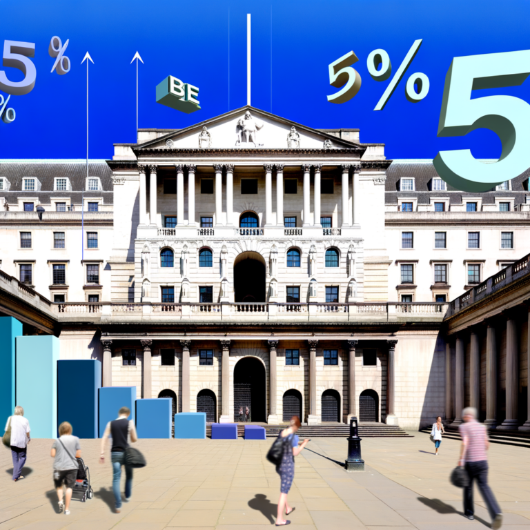 “Bank of England Keeps Interest Rates Steady at 5% Amid Ongoing Inflation Concerns”