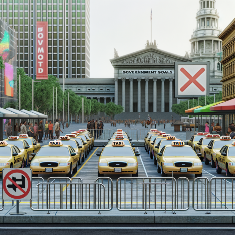 “Shocking Shortfall: Licensed Taxis Fall Short of Government Goals!”
