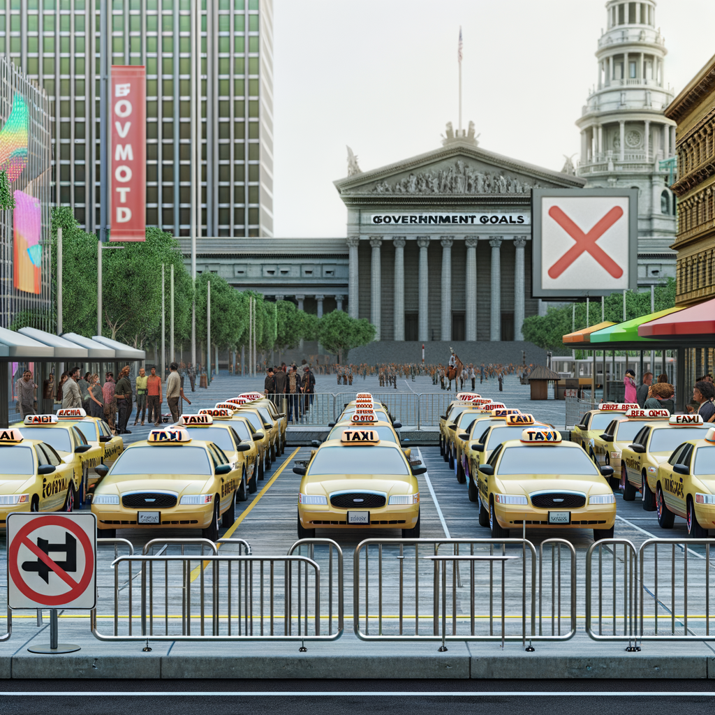 “Shocking Shortfall: Licensed Taxis Fall Short of Government Goals!”