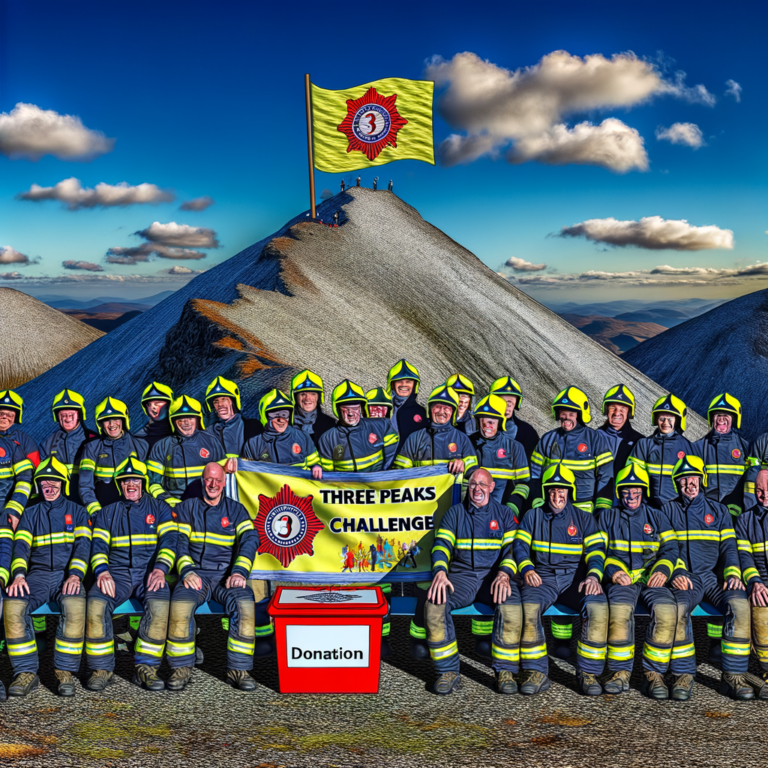 Jersey Firefighters Conquer Three Peaks Challenge, Raising Thousands for a Great Cause!