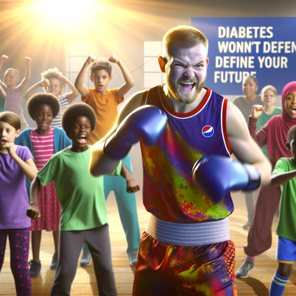 “Boxer Inspires Jersey Kids: How Diabetes Won’t Define Their Future!”