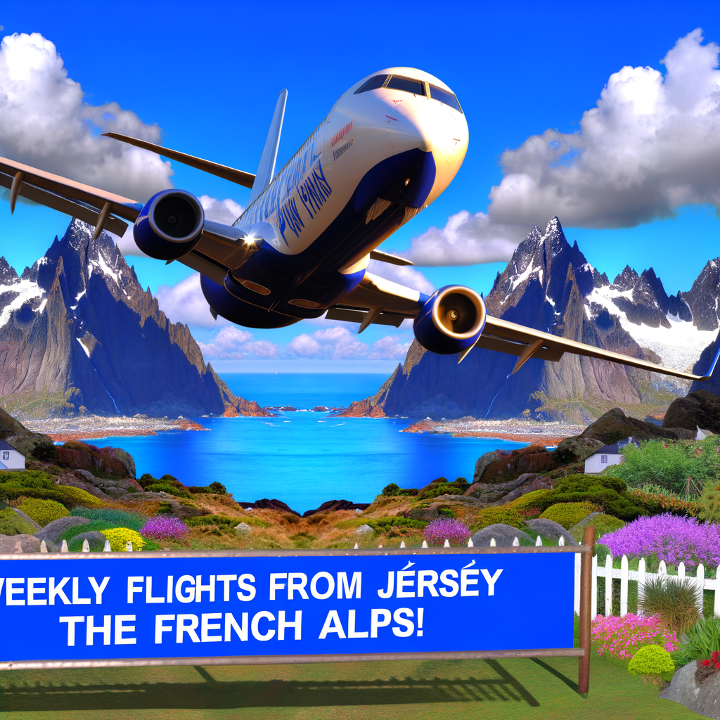 “Blue Islands Unveils Exciting Weekly Flights Connecting Jersey to the Stunning French Alps!”