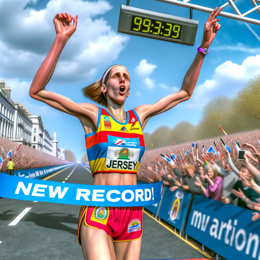 “Historic Moment: New Female Jersey Marathon Record Shattered After a Decade!”