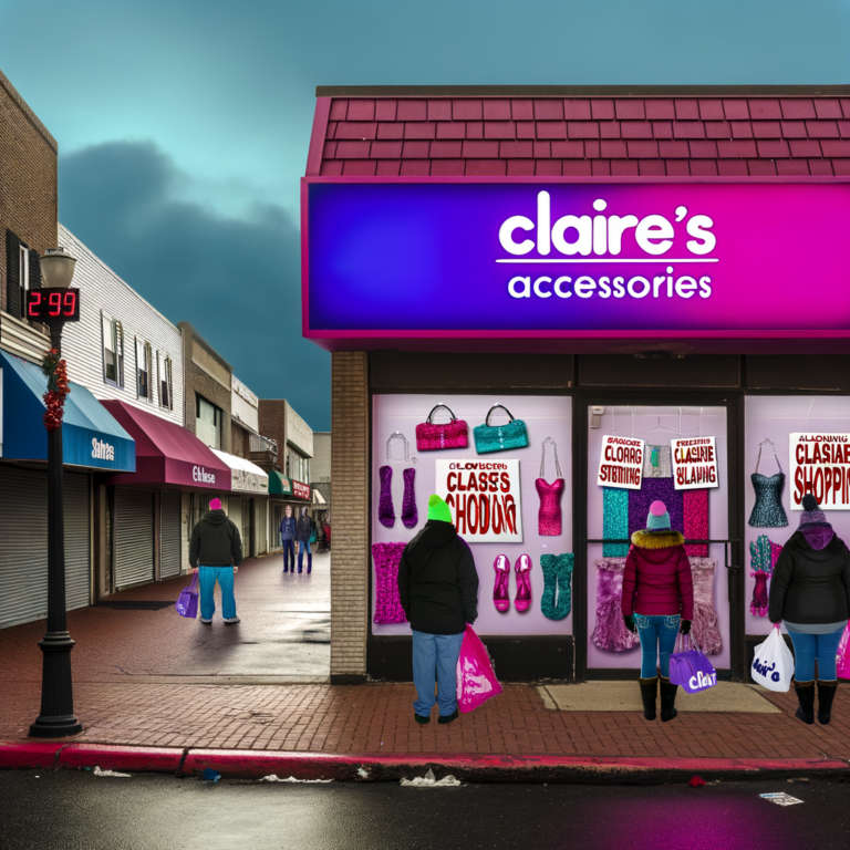Claire’s Accessories to Close Its Jersey Store as UK Shutdowns Widen – What This Means for Shoppers!