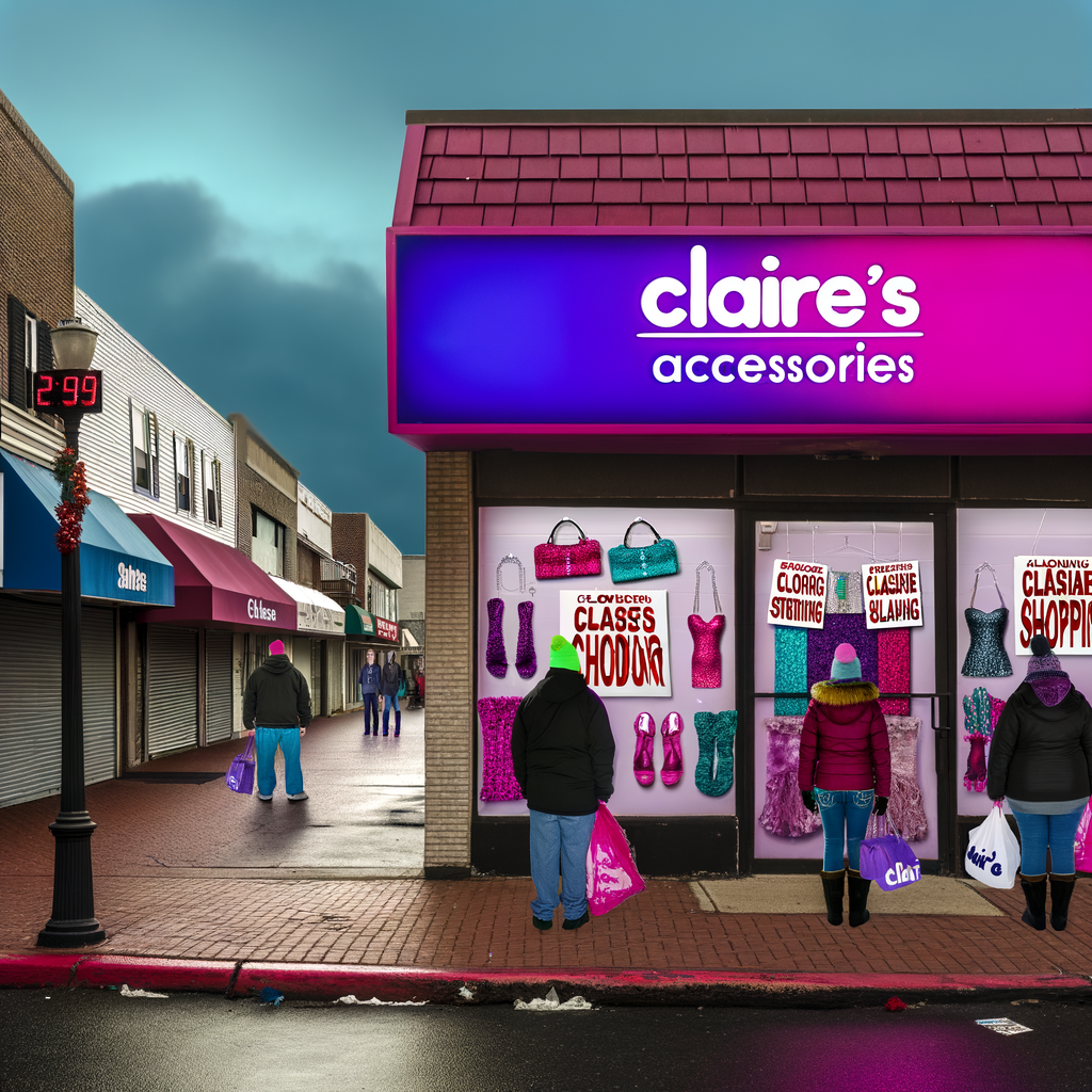“Claire’s Accessories to Close Its Jersey Store as UK Shutdowns Widen – What This Means for Shoppers!”