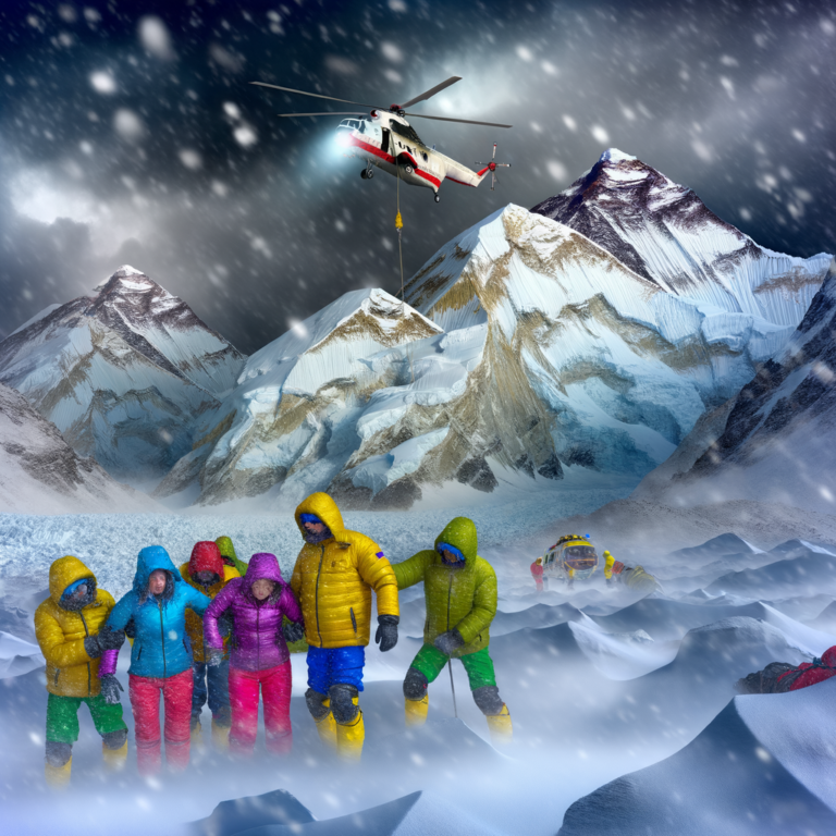 “Miraculous Mount Everest Rescue: All Stranded Hikers Safe After Battling Fierce Blizzard!”