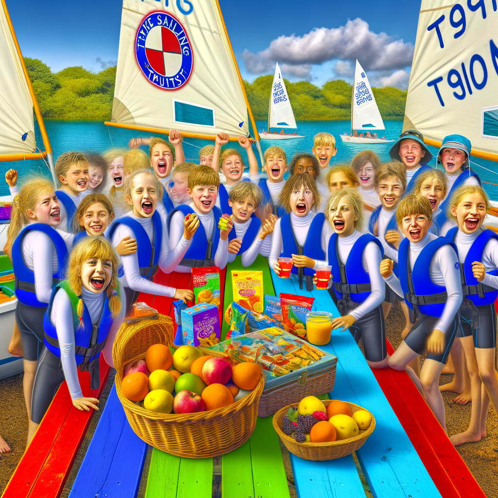 “Young Sailors Energized with Free Fruit Snacks at The Sailing Trust!”