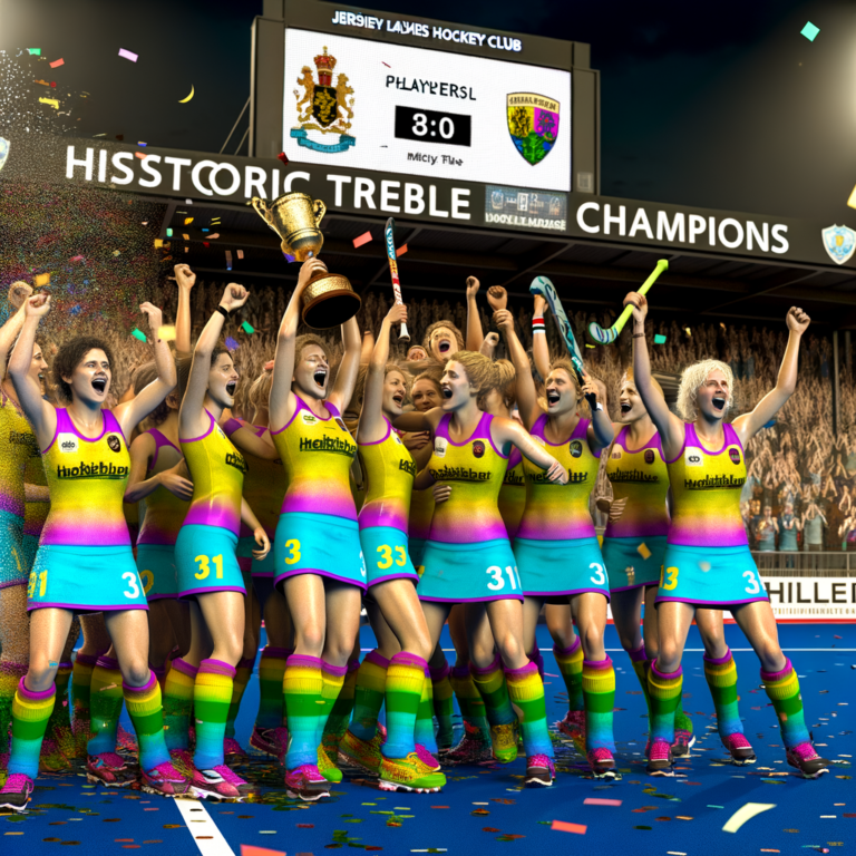 Jersey Ladies Hockey Club Clinches Historic Treble with Upton Victory!