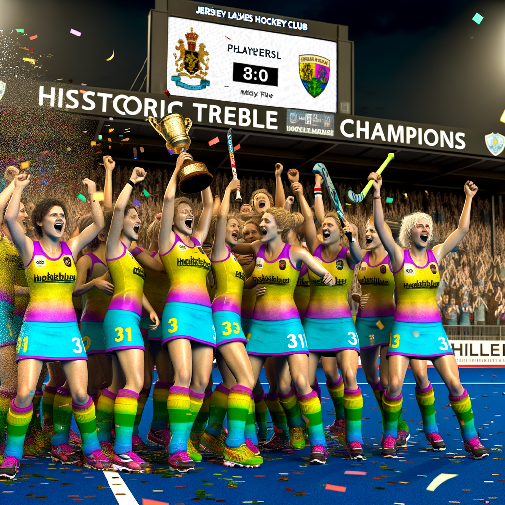 Jersey Ladies Hockey Club Clinches Historic Treble with Upton Victory!