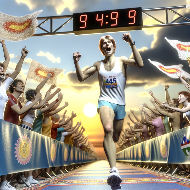 “Breaking Barriers: My Journey to Shatter a 12-Year-Old Jersey Marathon Record!”