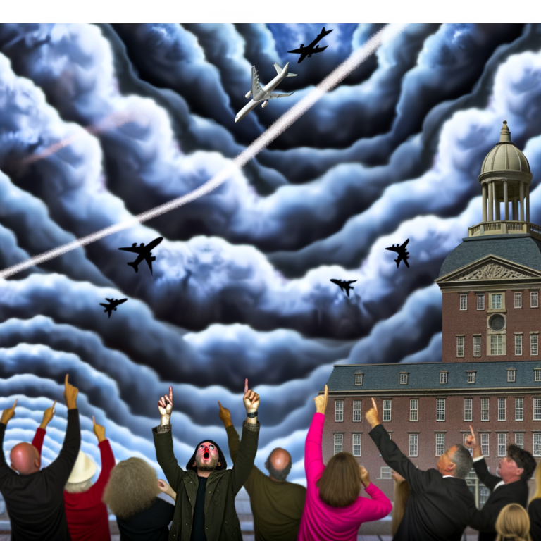 “Chemtrail Conspiracy Theorists Rejoice: US Government Shutdown Sparks Weather Control Controversy!”