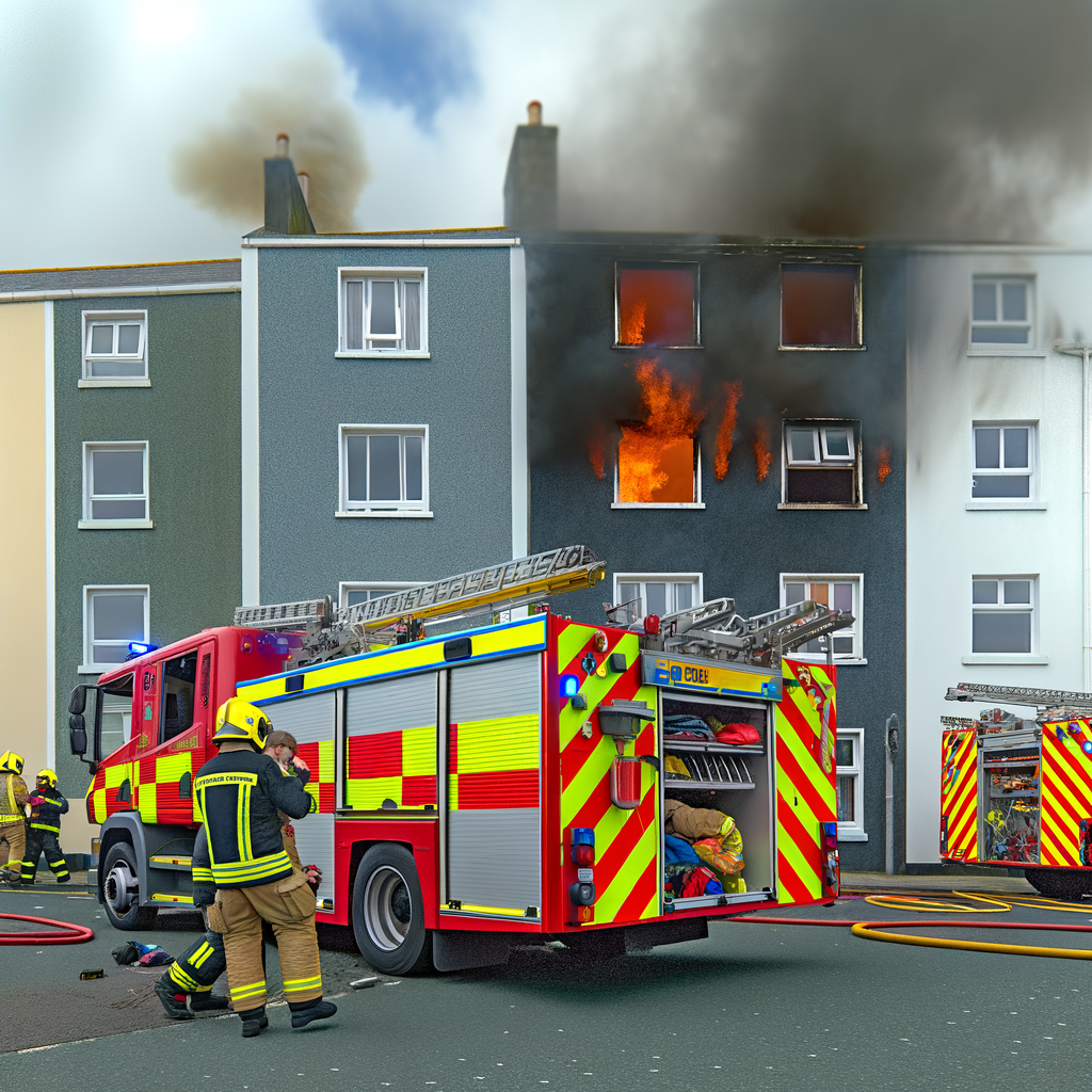 Heroic Rescue: Man Discovered Unconscious Amidst St Helier Flat Blaze