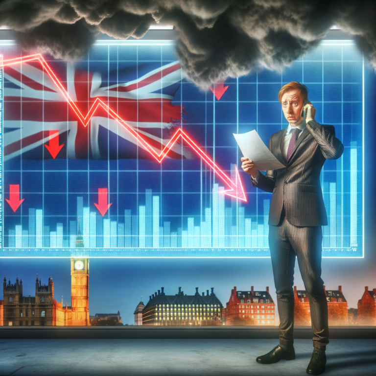 Bank’s Taylor Warns of Increasing Risk of UK Economy Slipping into Negative Growth