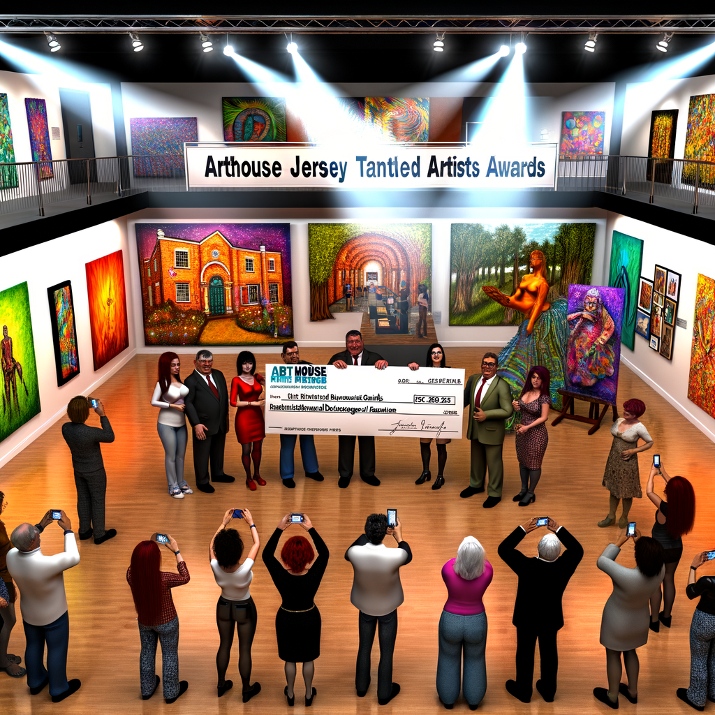 “Exciting News: Arthouse Jersey Unveils Talented Artists Awarded Development Grants!”