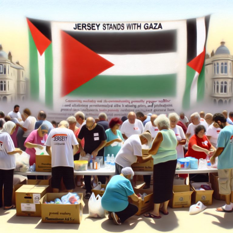 Jersey Steps Up Humanitarian Aid for Gaza’s Conflict-Affected Civilians
