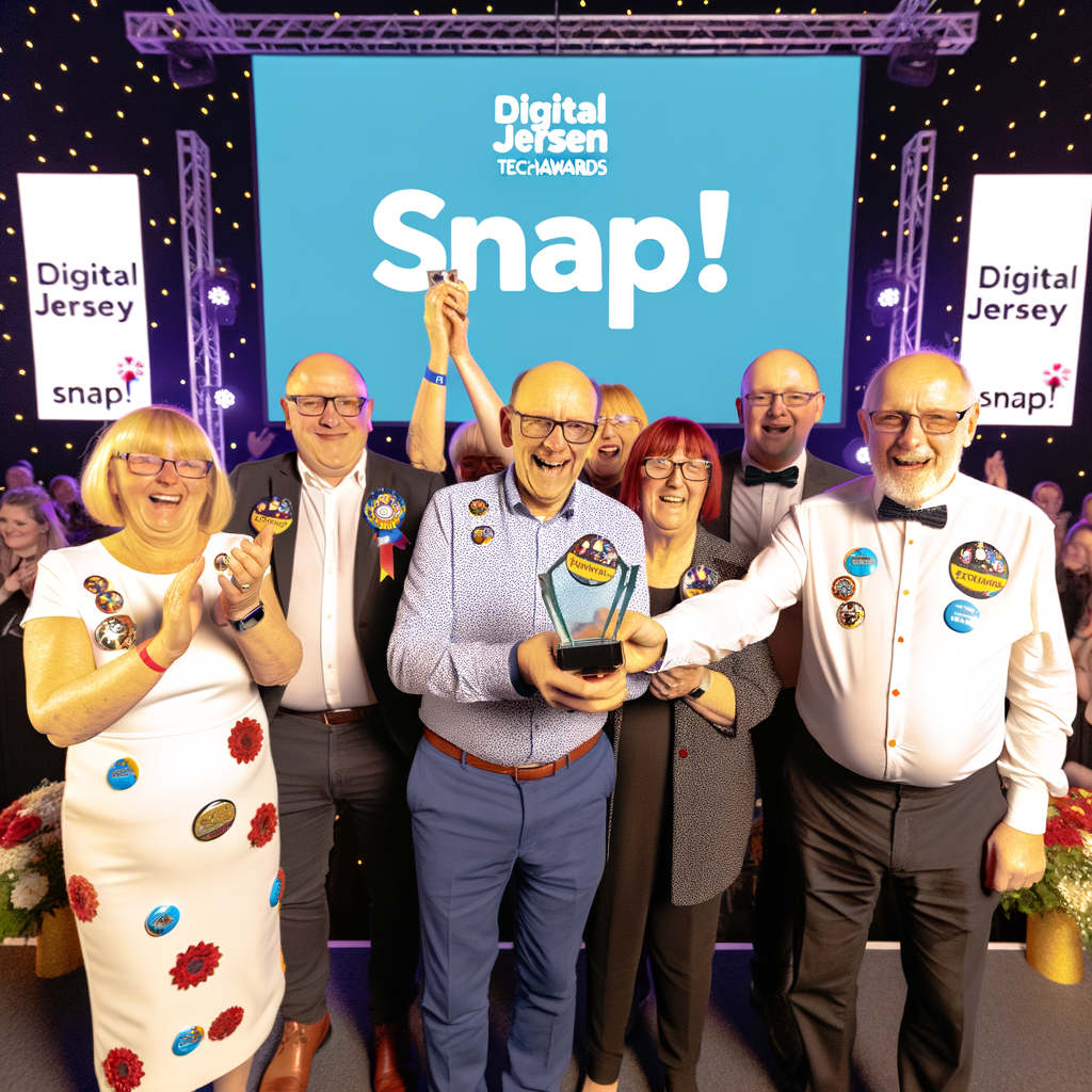Dementia Jersey Takes Home Creative Award at the Digital Jersey TechAwards, Partnering with Snap!