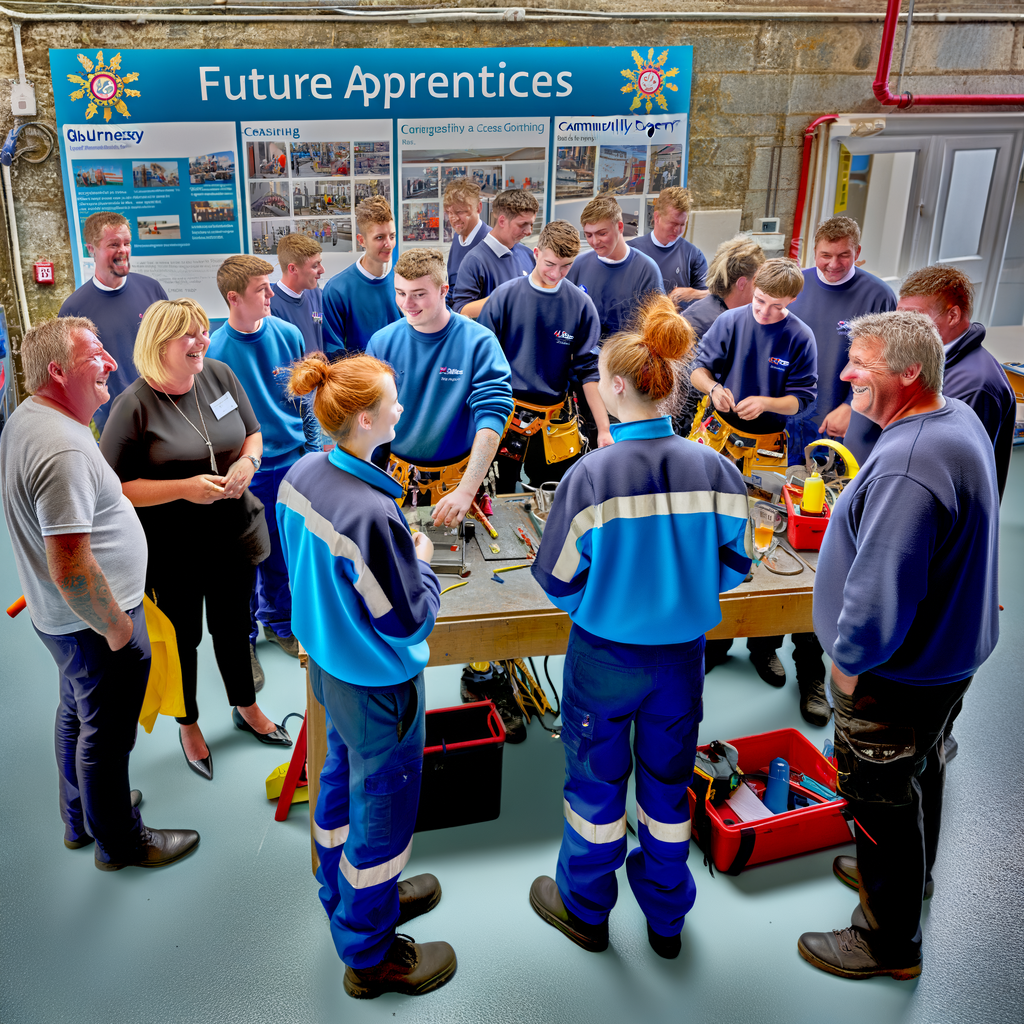 Local Businesses Step Up to Equip The Guernsey Institute’s Future Apprentices!