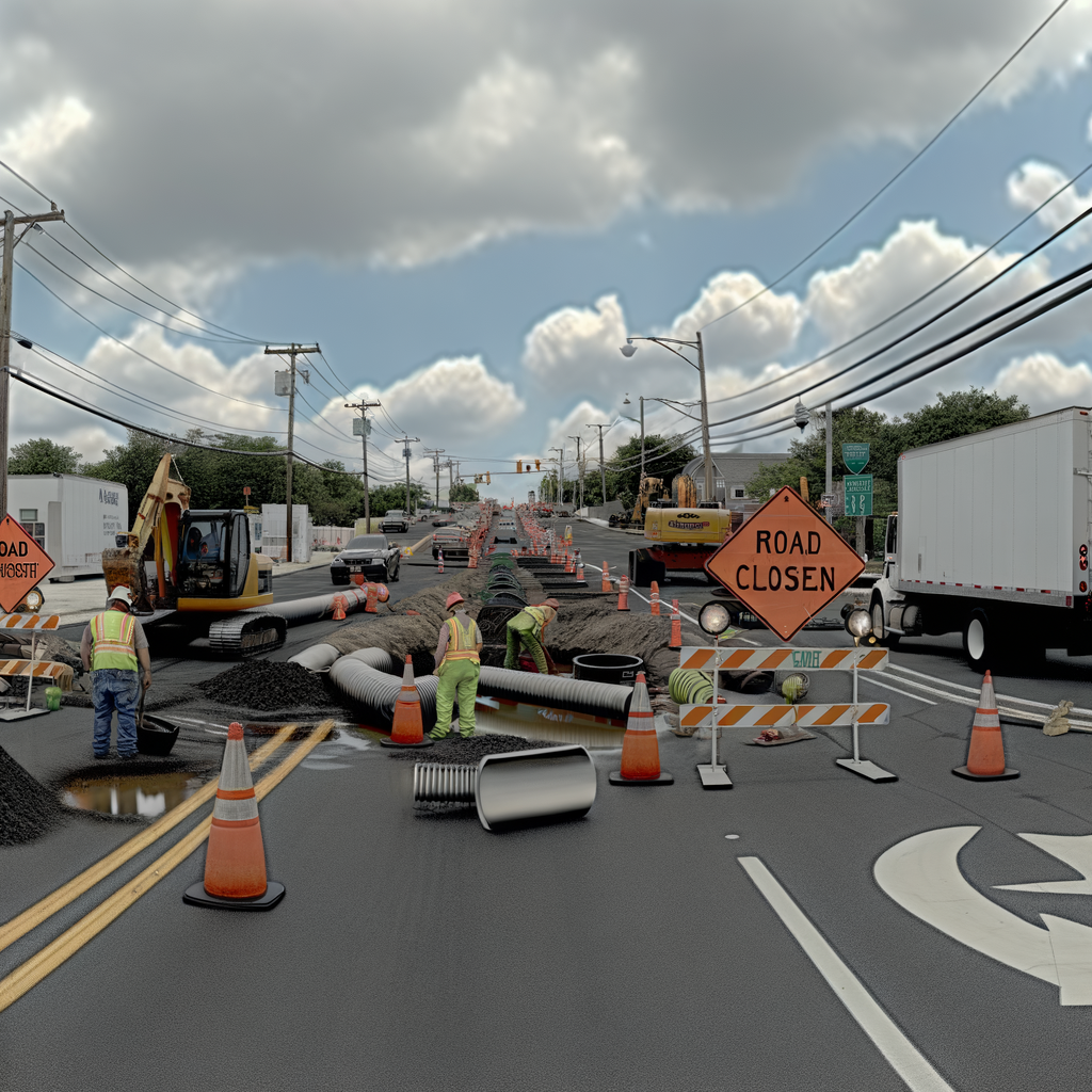 “Essential Jersey Road Closures Ahead: Major Drainage Upgrade in the Works!”
