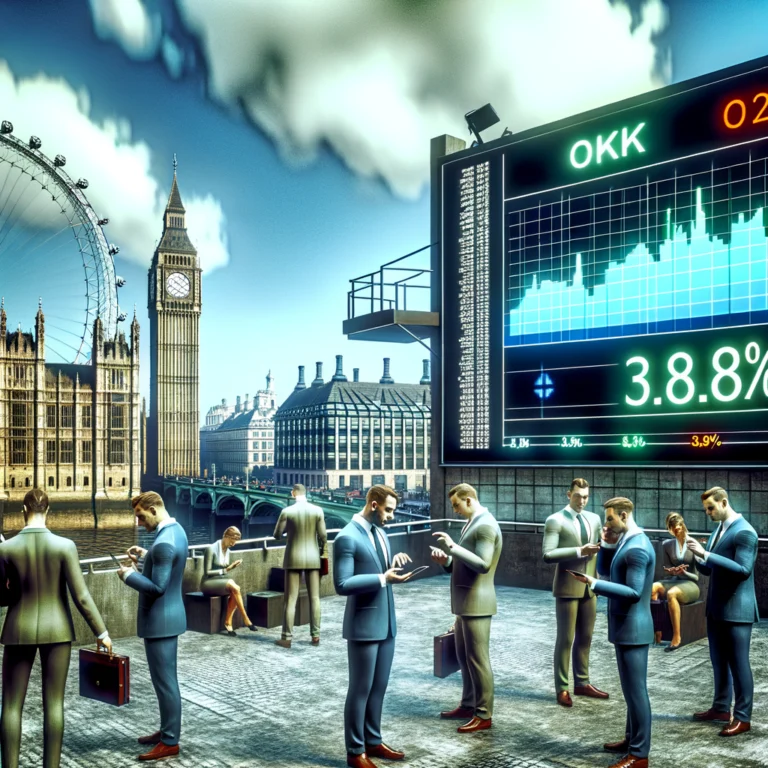 “UK Investors Ramp Up Rate Cut Speculations as Inflation Stays Steady at 3.8%!”