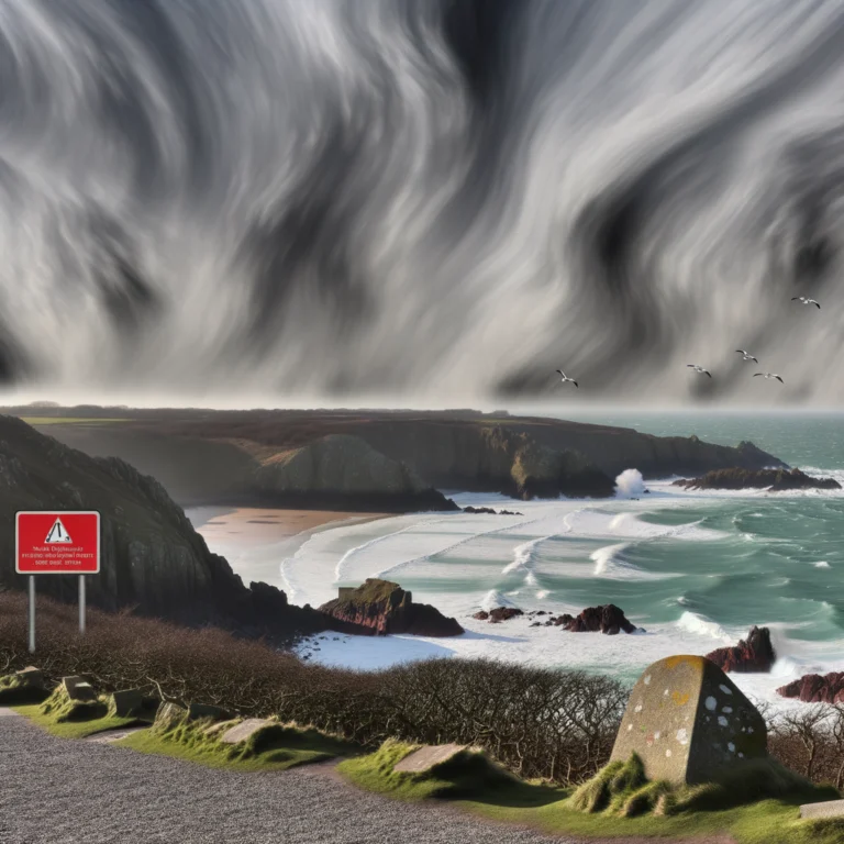 “Channel Islands Brace for Impact: Red Warning Issued for Severe Winds!”