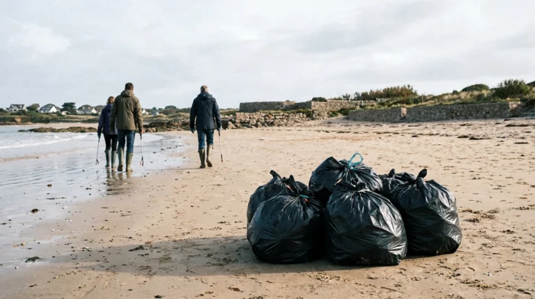 Standard Chartered staff clear 60kg of waste from Jersey beaches